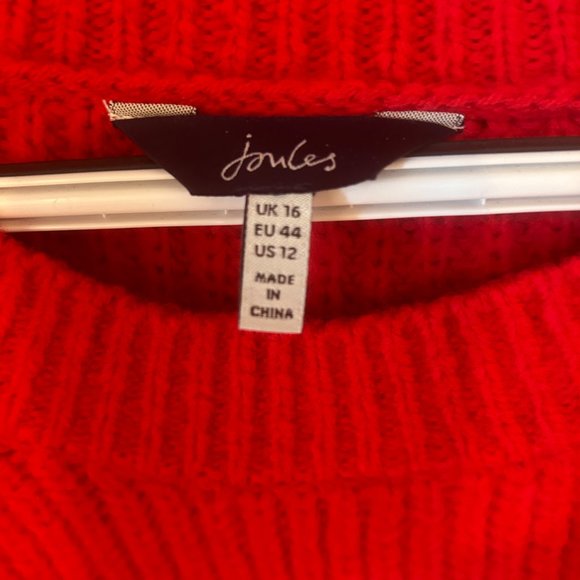 Joules Heart Sleeve Detail Sweater Size UK 16/US 12 - Picture 2 of 5